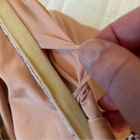 J. Crew Ruched Bandeau Leopard Print One Piece Swimsuit. Size 24. - Picture 11 of 14